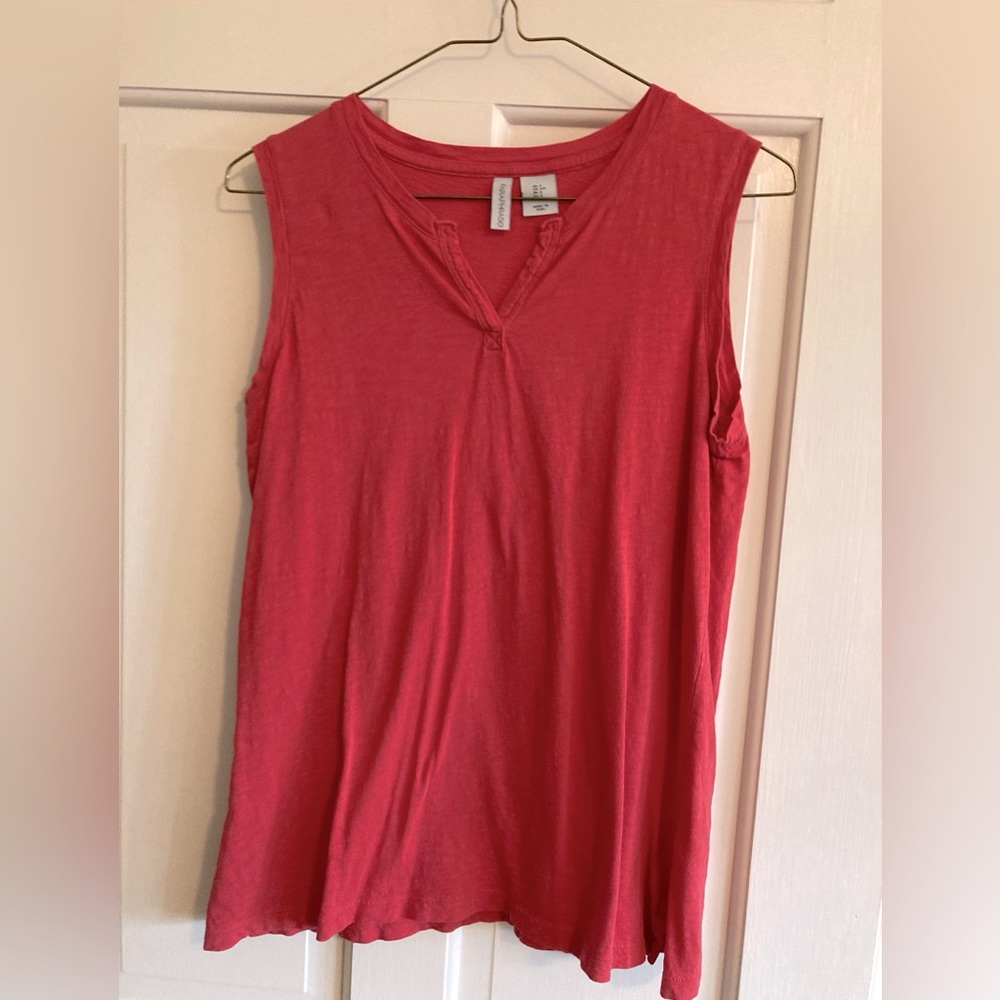 Paraphrase red sleeveless tank - size Small